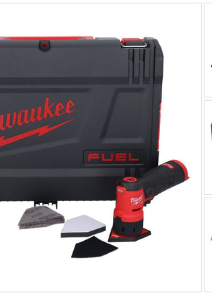 Milwaukee M12 FDSS-0X Akku Punktschleifer 12 V 88,8 x 63,5 mm Brushless + HD-Box - ohne Akku, ohne Ladegerät