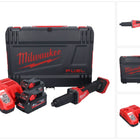 Amoladora recta a batería Milwaukee M18 FDGROVB-802X 18 V sin escobillas + 2x batería 8,0 Ah + cargador + caja HD