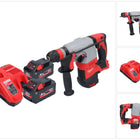 Milwaukee M18 HD18HX-552 akumulatorowy młot udarowo-obrotowy 18 V 2,4 J + 2x akumulator 5,5 Ah + ładowarka