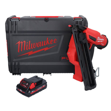 Clavadora a batería Milwaukee M18 FN15GA-301X 18 V sin escobillas 32 - 64 mm + 1x batería 3,0 Ah + caja HD - sin cargador