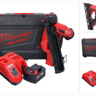 Clavadora a batería Milwaukee M18 FN15GA-501X 18 V sin escobillas 32 - 64 mm + 1x batería 5,0 Ah + cargador + caja HD