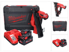 Clavadora a batería Milwaukee M18 FN15GA-802X 18 V sin escobillas 32 - 64 mm + 2x batería 8,0 Ah + cargador + caja HD