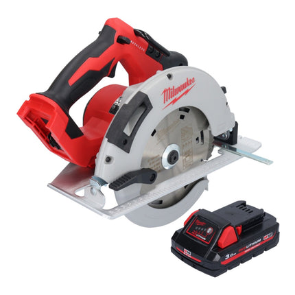 Sierra circular a batería Milwaukee M18 BLCS66-301 18 V 190 mm sin escobillas + 1x batería 3,0 Ah - sin cargador