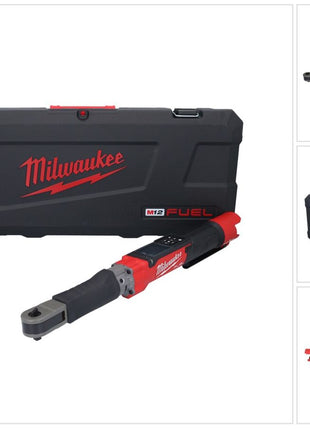 Milwaukee M12 ONEFTR38-0C llave dinamométrica de batería digital 12 V 135,6 Nm 3/8″ ( 4933464966 ) Brushless + estuche - sin batería, sin cargador