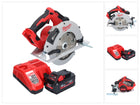 Sierra circular de mano a batería Milwaukee M18 BLCS66-801 18 V 190 mm sin escobillas + 1x batería 8,0 Ah + cargador