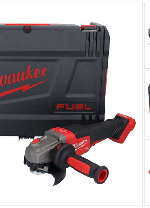 Amoladora angular a batería Milwaukee M18 FHSAG125XPDB-0X 18 V 125 mm sin escobillas (4933471078) + caja HD - sin batería, sin cargador