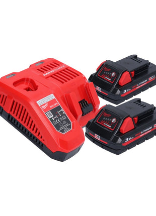 Perceuse d'angle sur batterie Milwaukee M18 FRAD2-302 18 V 122 Nm sans balai + 2x batteries 3,0 Ah + chargeur