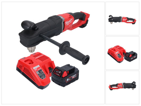 Milwaukee M18 FRAD2-501 Akku Winkelbohrmaschine 18 V 122 Nm Brushless + 1x Akku 5,0 Ah + Ladegerät