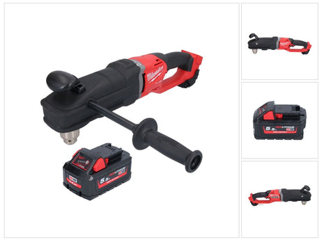 Taladro angular a batería Milwaukee M18 FRAD2-551 18 V 122 Nm sin escobillas + 1x batería 5,5 Ah - sin cargador