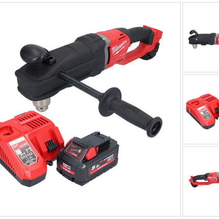 Milwaukee M18 FRAD2-551 Taladro angular sin cable 18 V 122 Nm sin escobillas + 1x batería recargable 5,5 Ah + cargador