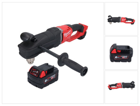 Taladro angular a batería Milwaukee M18 FRAD2-601 18 V 122 Nm sin escobillas + 1x batería 6,0 Ah - sin cargador