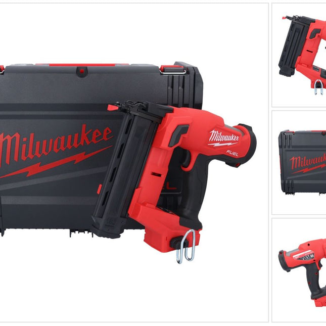 Clavadora a batería Milwaukee M18 FN18GS-0X 18 V 16 - 54 mm + HD Box (4933471409) - sin batería, sin cargador