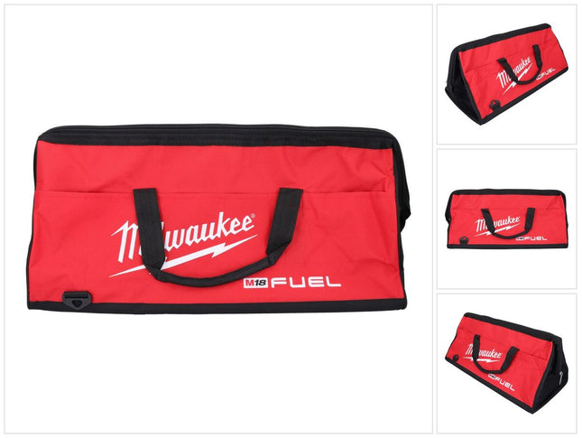 Milwaukee M18 FUEL tool bag 610 x 270 x 280 mm with shoulder strap red / black
