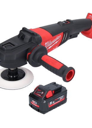 Pulidora a batería Milwaukee M18 FAP180-551 18 V 180 mm sin escobillas + 1x batería 5,5 Ah - sin cargador