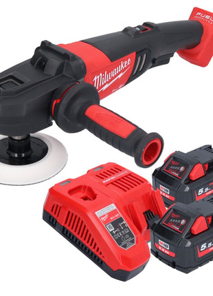 Milwaukee M18 FAP180-552 Polerka akumulatorowa 18 V 180 mm bezszczotkowa + 2x akumulator 5,5 Ah + ładowarka