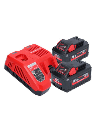 Milwaukee M18 FAP180-552 Polisseuse sans fil 18 V 180 mm Brushless + 2x batterie 5,5 Ah + chargeur