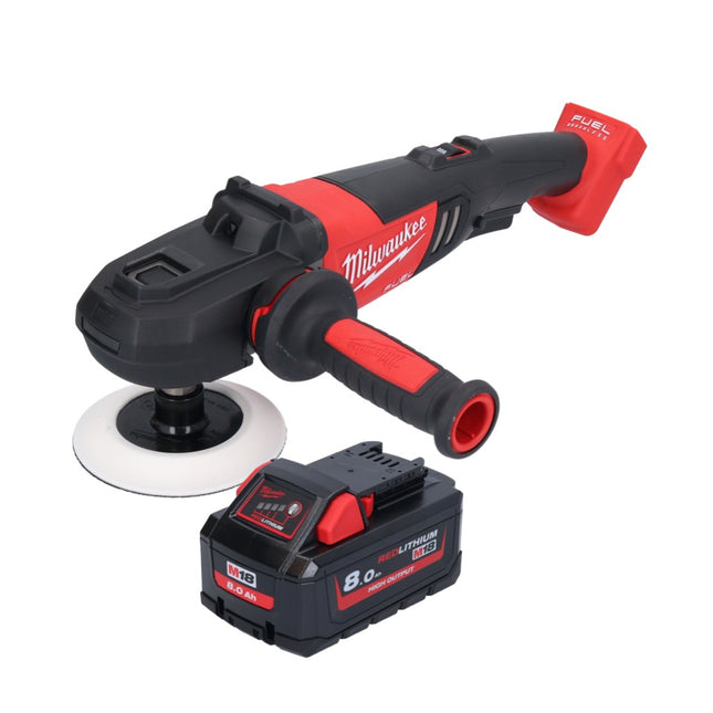 Milwaukee M18 FAP180-801 Pulidora sin cable 18 V 180 mm sin escobillas + 1x batería 8.0 Ah - sin cargador