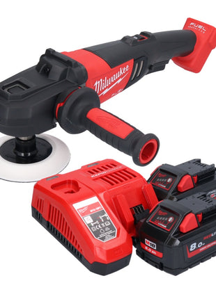 Milwaukee M18 FAP180-802 Akku Polierer 18 V 180 mm Brushless + 2x Akku 8,0 Ah + Ladegerät