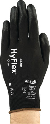 ANSELL gloves HyFlex(R) 48-101 size 8 black ( 4000371046 )