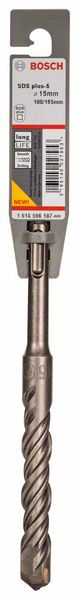 BOSCH hammer drill Plus-5 Ø 15.0 mm working length 100 mm length 160 mm ( 4000909837 )