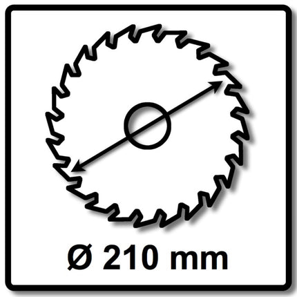 Festool Panther Kreissägeblatt PW16 Holz 210 x 2,6 x 30 mm 210 mm 16 Zähne ( 493196 ) TS - Toolbrothers