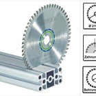 Festool HW 210x2,4x30 TF72 Circular saw blade ALUMINIUM / PLASTICS ( 493201 ) 210 x 2,4 x 30 mm 72 teeth for aluminium plates and profiles, plexiglass, hard and fibre-reinforced plastics