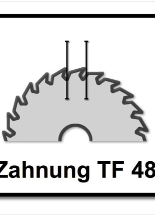 Festool Spezial Kreissägeblatt HW 160 x 2,2 x 20 mm TF48 160 mm 48 Zähne ( 496308 ) - Toolbrothers