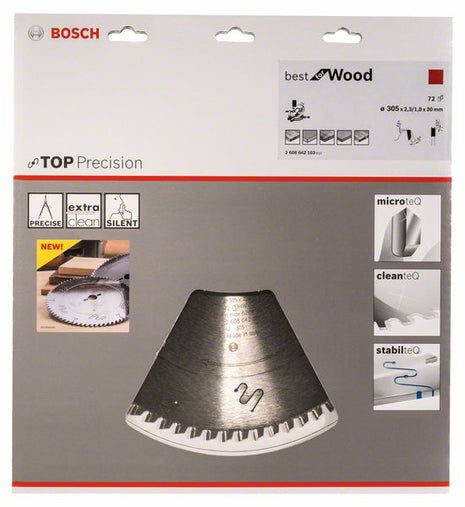 Lama circolare BOSCH Ø esterno 305 mm Numero di denti 72 WZ ( 8000342292 )