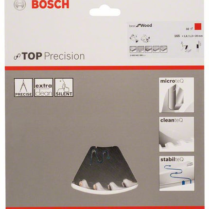 BOSCH Hoja de sierra circular Ø exterior 165 mm Número de dientes 32 WZ ( 8000342280 )