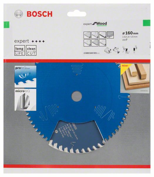 BOSCH circular saw blade Expert for Wood Outer Ø 160 mm Number of teeth 48 WZ ( 8000342045 )