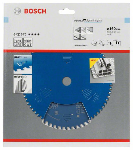 BOSCH Kreissägeblatt Außen-Ø 160 mm Zähnezahl 52 HLTCG ( 4000815469 )