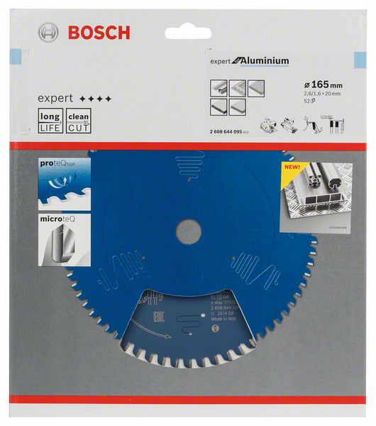 BOSCH Circular saw blade Outer Ø 165 mm Number of teeth 52 HLTCG ( 8000342154 )