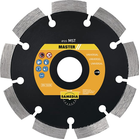 SAMEDIA Disque à tronçonner diamant MST D. 150 mm perçage de 22,23 mm ( 4000844267 )