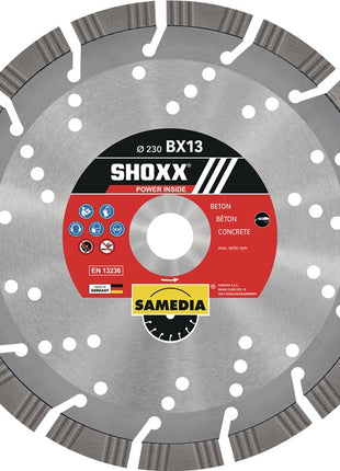 Disco de corte diamantado SAMEDIA SHOXX BX13 Ø 150 mm diámetro 22,23 mm (4000844259)