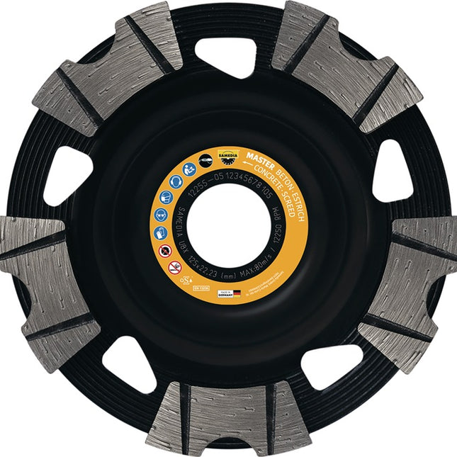 SAMEDIA Meule boisseau diamant UBX 125 mm ( 4000844287 )