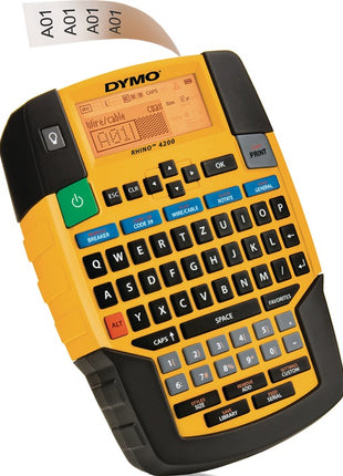 DYMO Beschriftungsgerät Rhino 4200 Schriftbandbreiten 6, 9, 12, 19 mm ( 9000484021 )