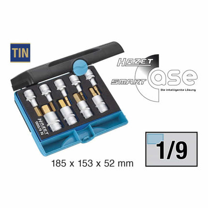 Juego de llaves de vaso HAZET 986/9 N 9 piezas (8000466926)