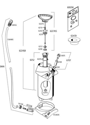 MESTO Druckwasserbehälter H2O 3270W Füllinhalt 10 l ( 4000818654 )