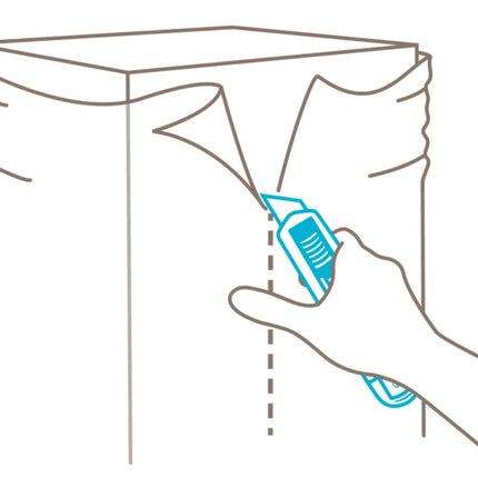 MARTOR safety knife SECUNORM 525 Length 143 mm Width 17 mm Height 31 mm ( 4000818480 )