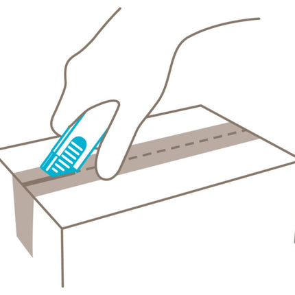 MARTOR safety knife SECUNORM HANDY No. 445 Length 100 mm Width 7.8 mm Height 25.5 mm ( 4000817784 )
