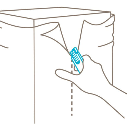 MARTOR safety knife SECUNORM HANDY No. 444 Length 100 mm Width 7.8 mm Height 25.5 mm ( 4000817780 )