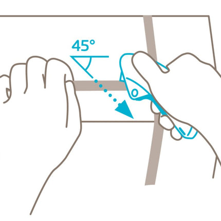MARTOR safety knife SECUPRO MERAK Length 128 mm Width 18 mm Height 50 mm ( 4000817798 )