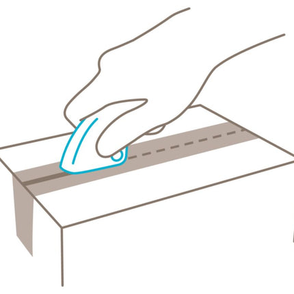 MARTOR safety knife SECUPRO MERAK Length 128 mm Width 18 mm Height 50 mm ( 4000817798 )