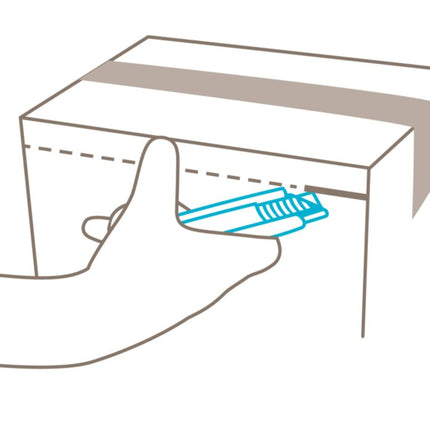 MARTOR safety knife SECUNORM 175 Length 109.5 mm Width 13.5 mm Height 34 mm ( 4000817981 )