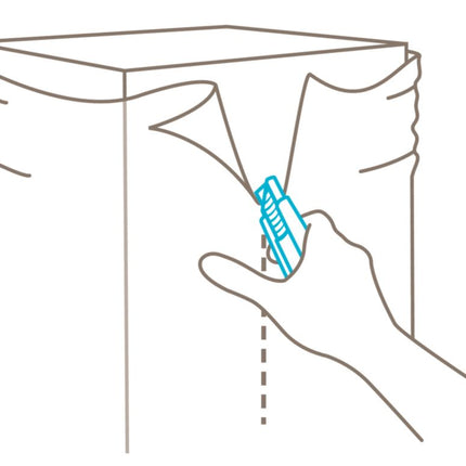 MARTOR safety knife SECUNORM 175 Length 109.5 mm Width 13.5 mm Height 34 mm ( 4000817981 )