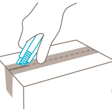 MARTOR safety knife SECUNORM 175 Length 109.5 mm Width 13.5 mm Height 34 mm ( 4000817981 )