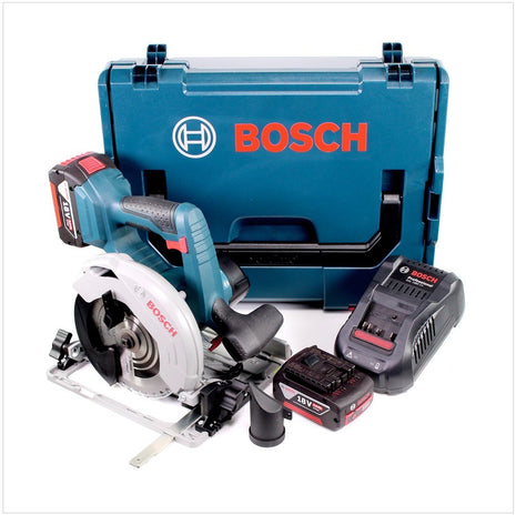 Bosch GKS 18V-57 G Akku Kreissäge 18V 165 mm in L-Boxx ( 06016A2101 )+ 2x Akku 5,0Ah + Ladegerät - Toolbrothers