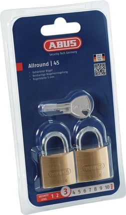 ABUS cylinder padlock 45/30 Twins B/SB Lock body width 29 mm ( 3000280053 )