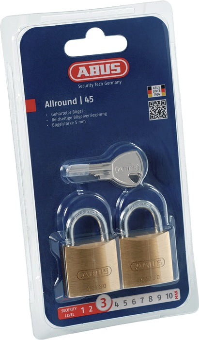 ABUS cylinder padlock 45/30 Twins B/SB Lock body width 29 mm ( 3000280053 )