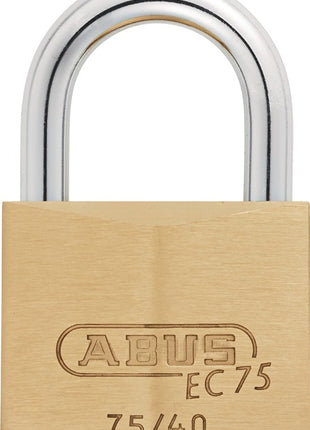 Cadenas à cylindre ABUS 75/40 gl.-7341 Largeur du corps de serrure 39,5 mm ( 3000280292 )